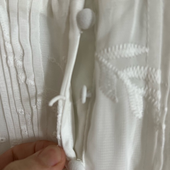 Time Well Spent White Embroidered Maxi Dress XL - Picture 4 of 6